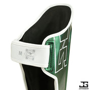 The Joyagear "Evolution" Shinguards - Green/White