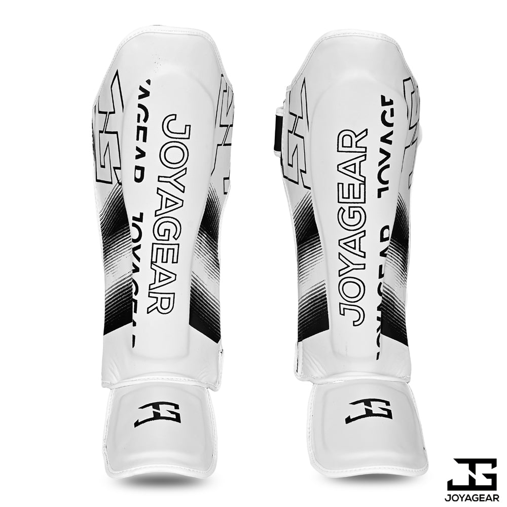 The Joyagear "Evolution" Shinguards - White/White