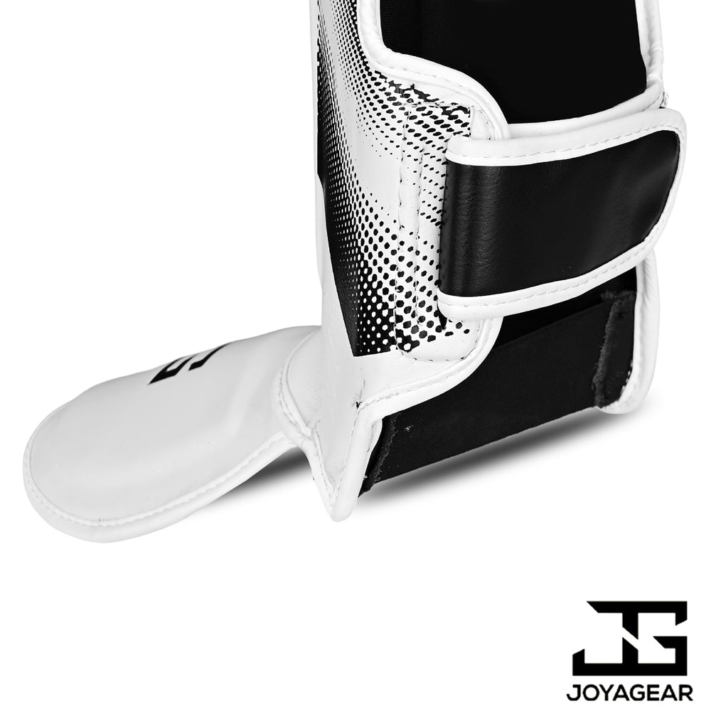 The Joyagear "Evolution" Shinguards - White/White