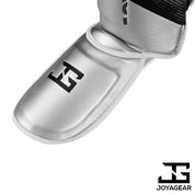 The Joyagear "Evolution" Shinguards - Silver/Black