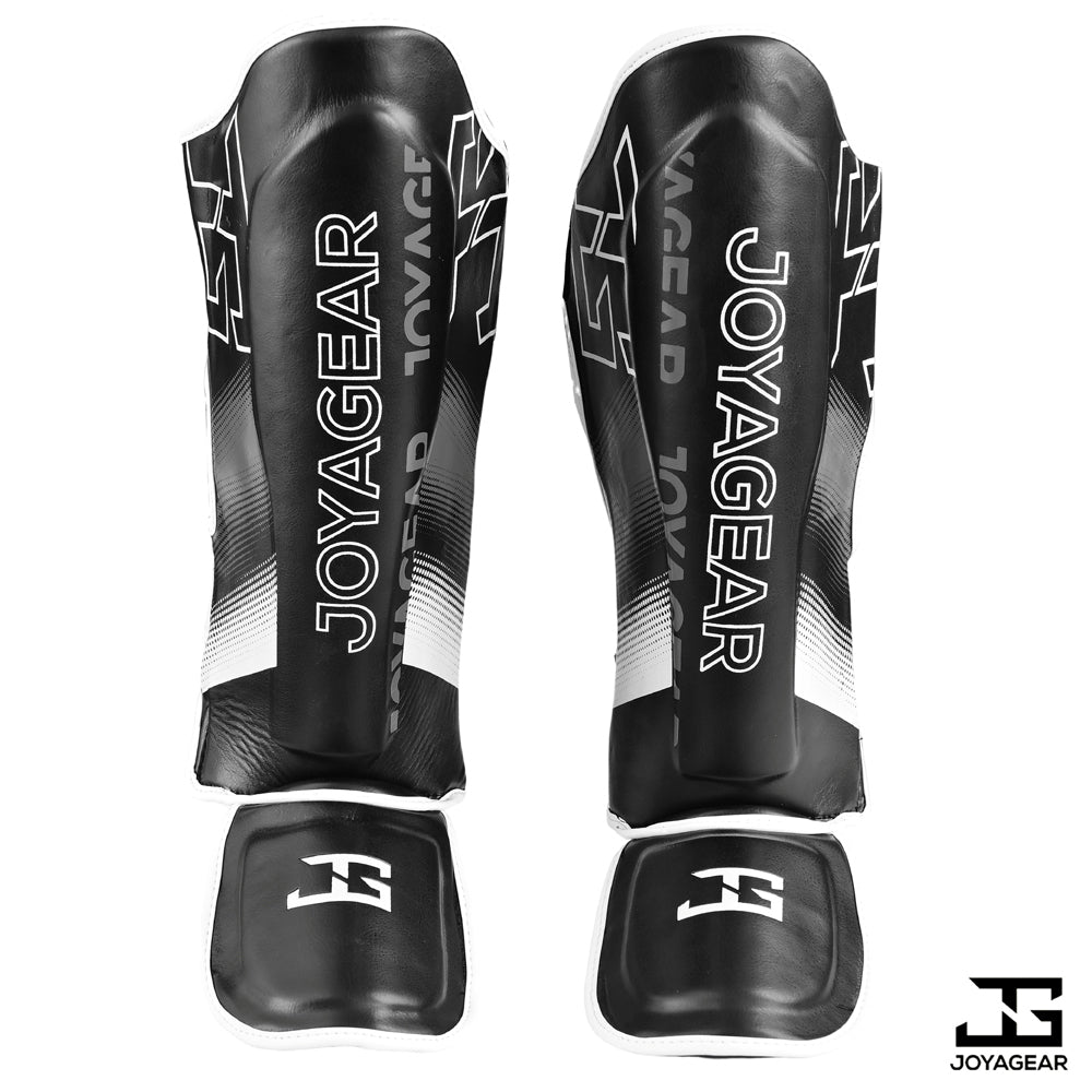 The Joyagear "Evolution" Shinguards - Black/White