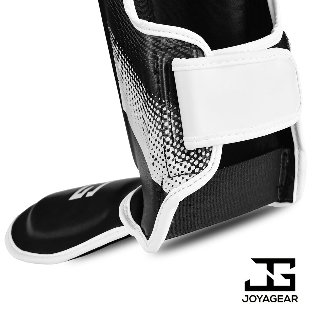 The Joyagear "Evolution" Shinguards - Black/White