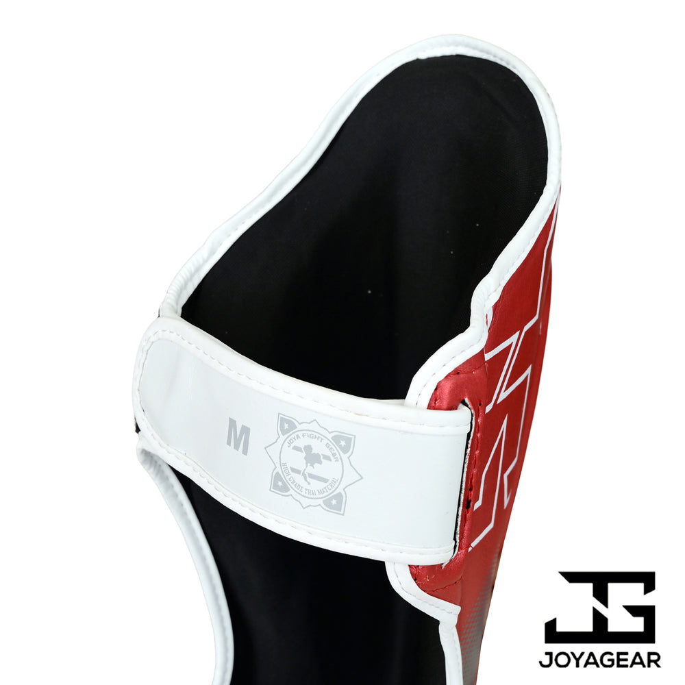 The Joyagear "Evolution" Shinguards - Red/White