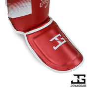 The Joyagear "Evolution" Shinguards - Red/White