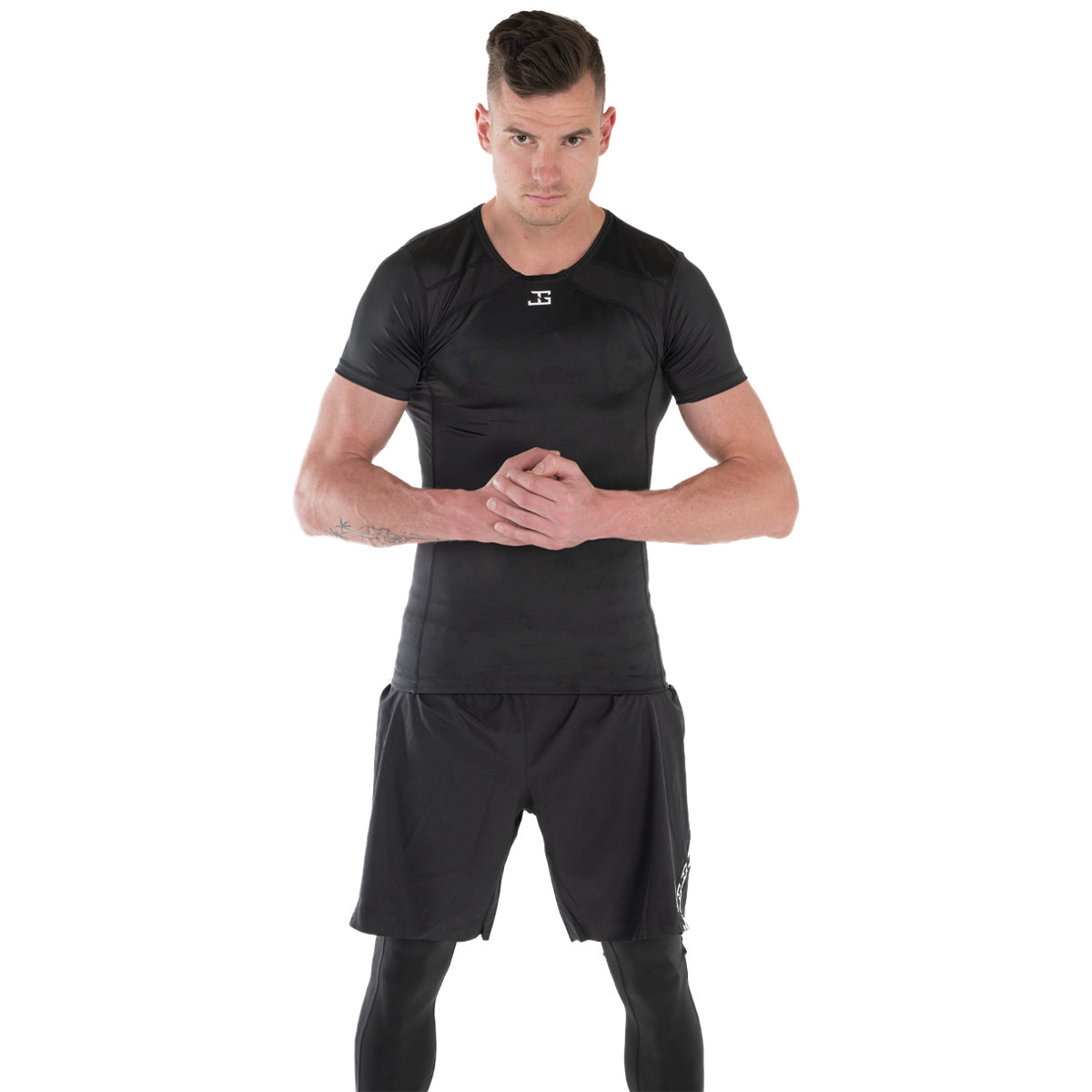 Joya Predator Rashguard Short Sleeves - Black/White