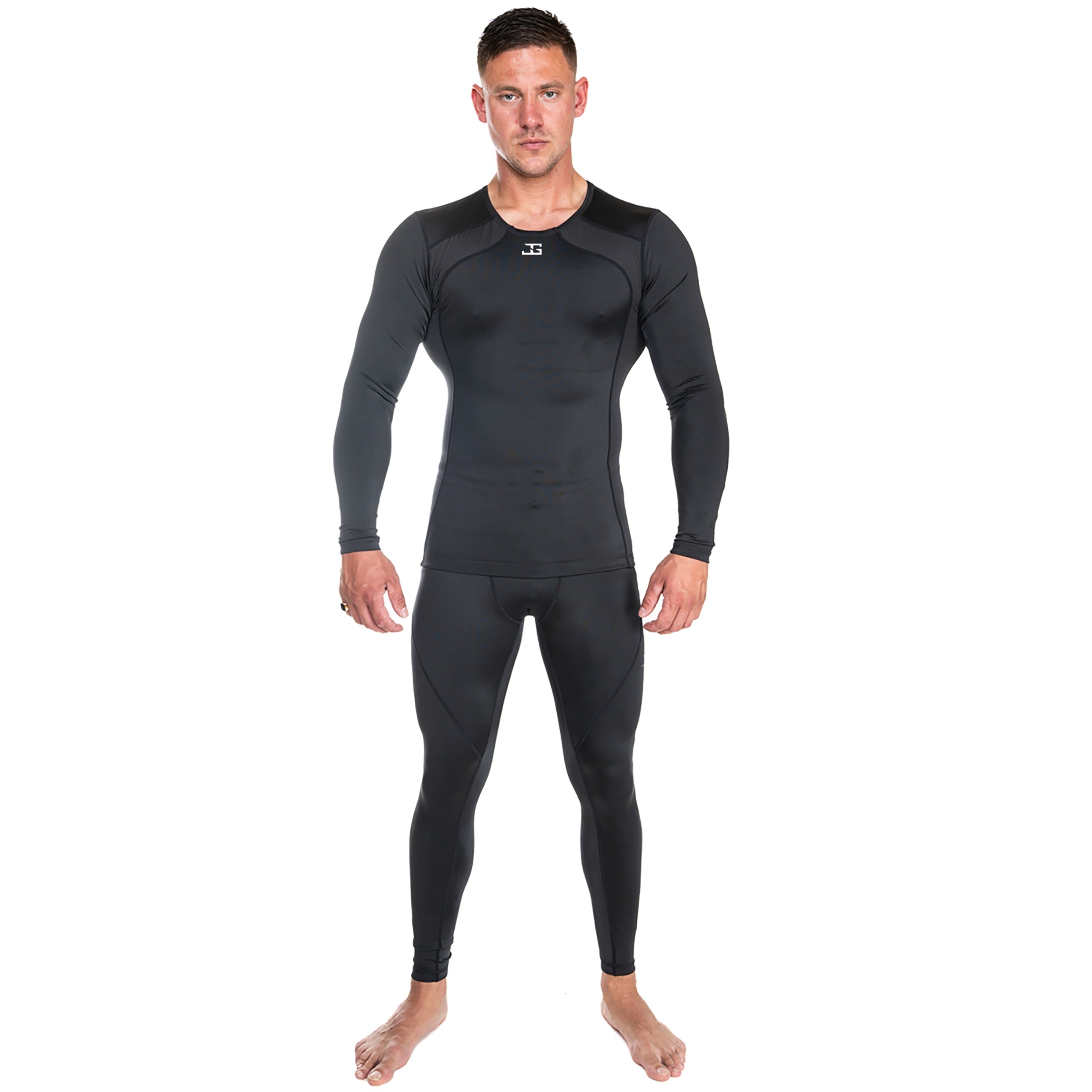 Joya Rashguard Full Sleeve - Black/White