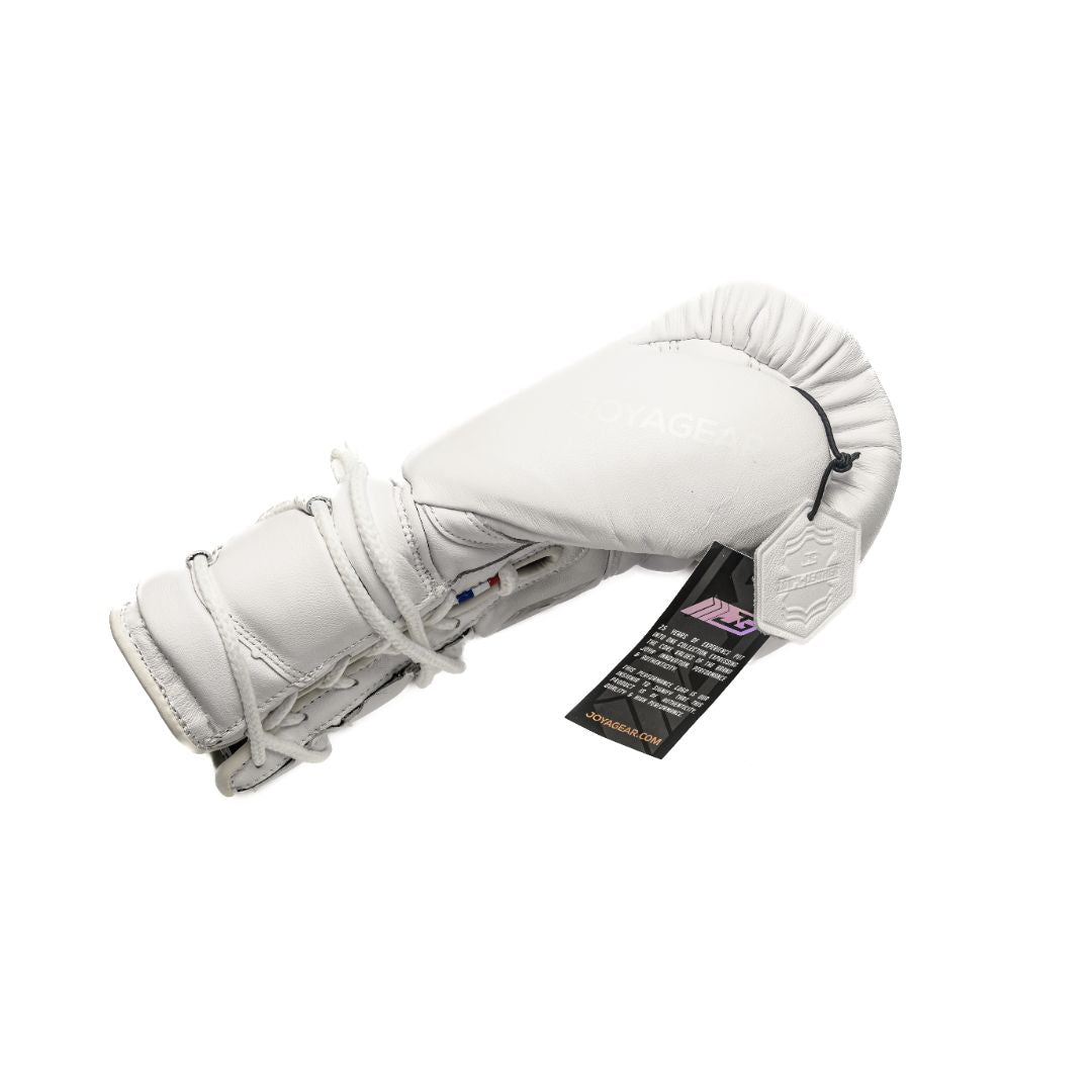 Joyagear Elite Performance Laces Boxing Gloves White