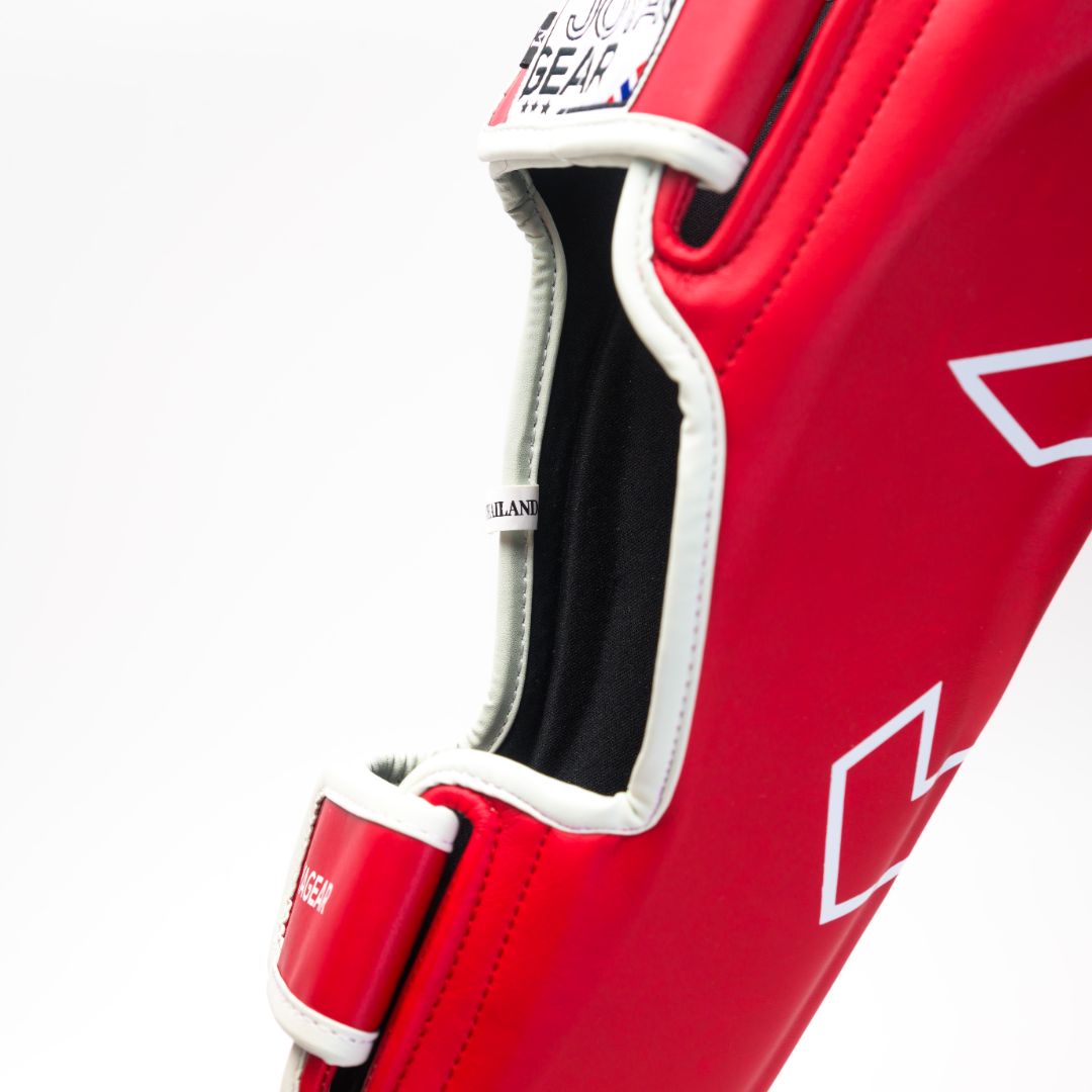 Joya Strike Shinguard - Red/White