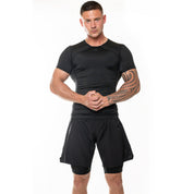 Joya Rashguard Short Sleeve - Black/Black