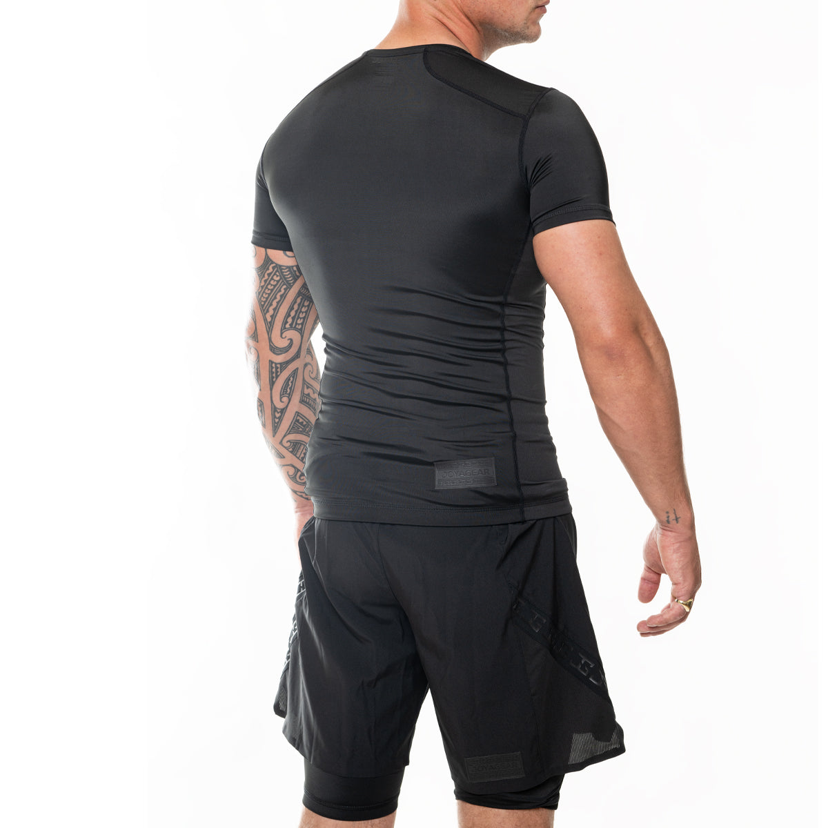 Joya Rashguard Short Sleeve - Black/Black