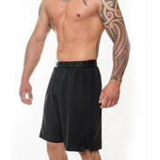 2-1 Pants with Half Leggings - Black/Black