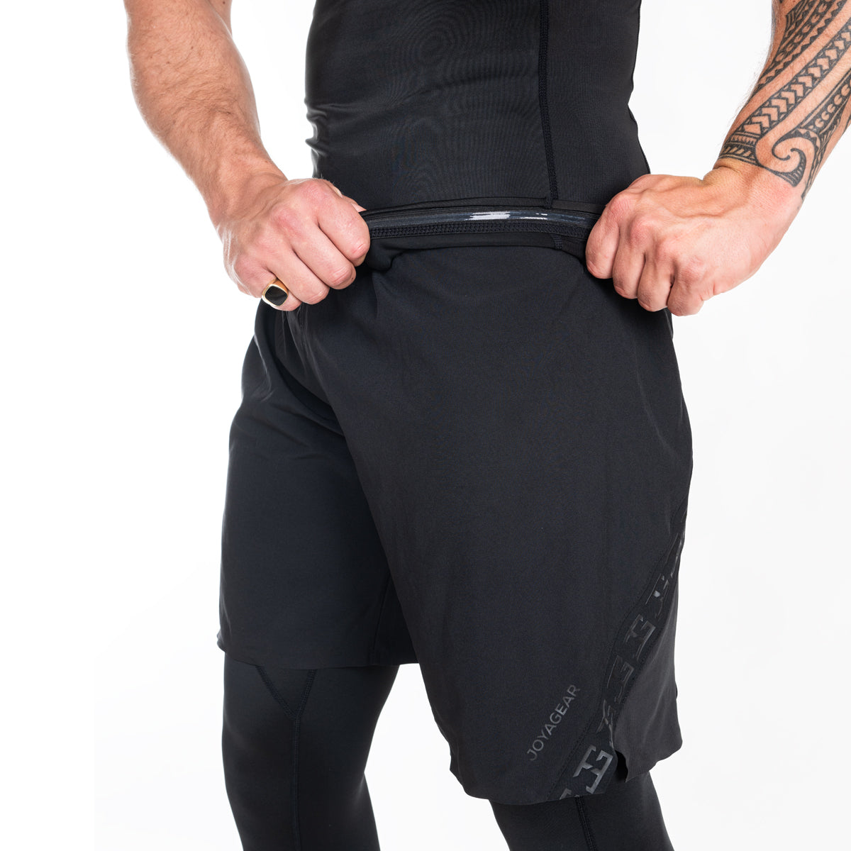 Joya Rashguard Full Sleeve - Black/White