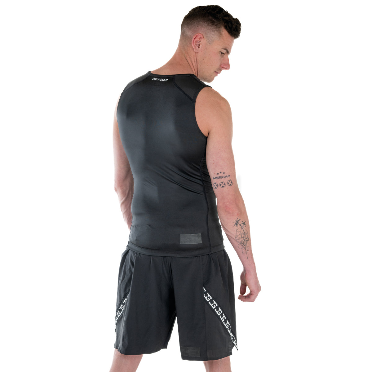 Joya Rashguard Tanktop - Black/White