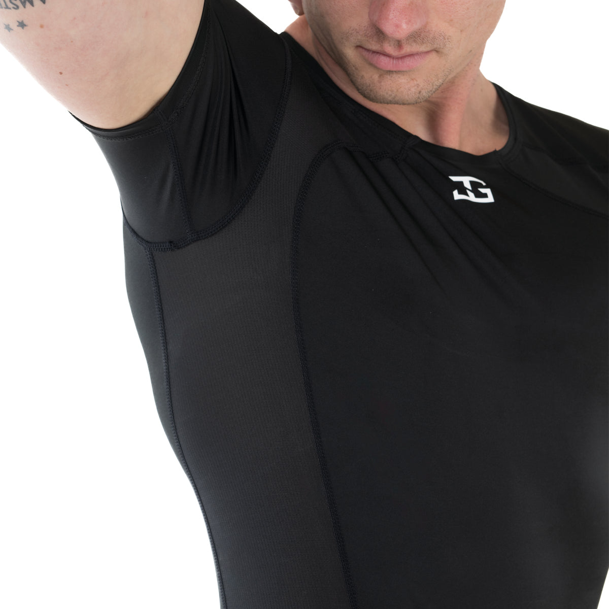Joya Predator Rashguard Short Sleeves - Black/White