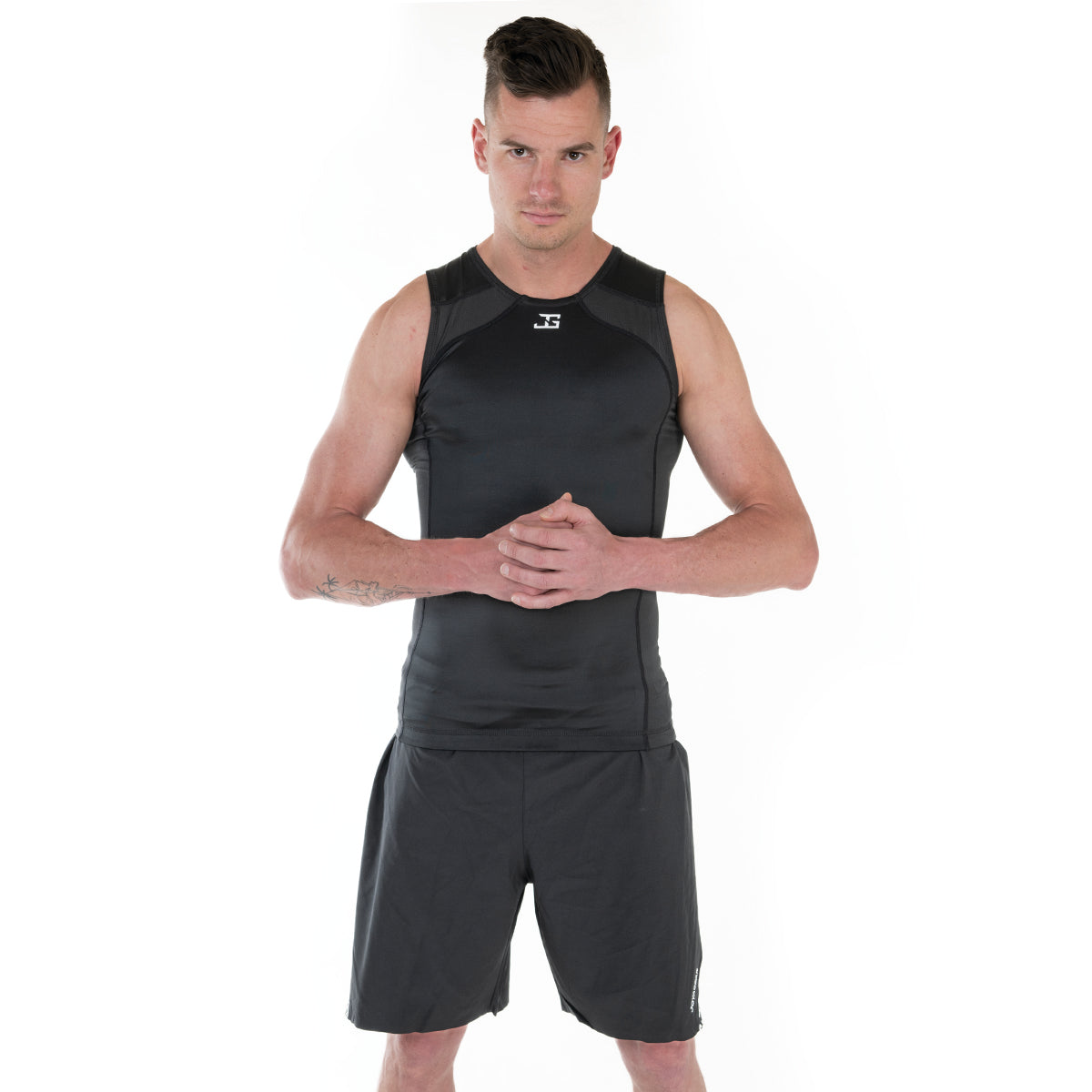 Joya Rashguard Tanktop - Black/White