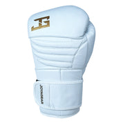 Joya kickboxing Glove 'White/Gold FALCON' Leather