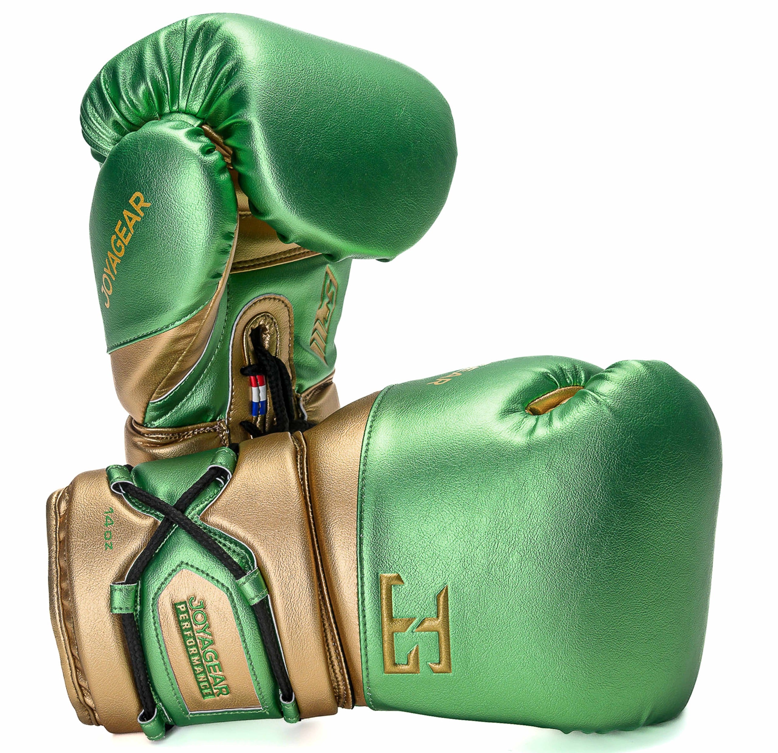 Joyagear Performance Laces Boxing Gloves Green/Gold