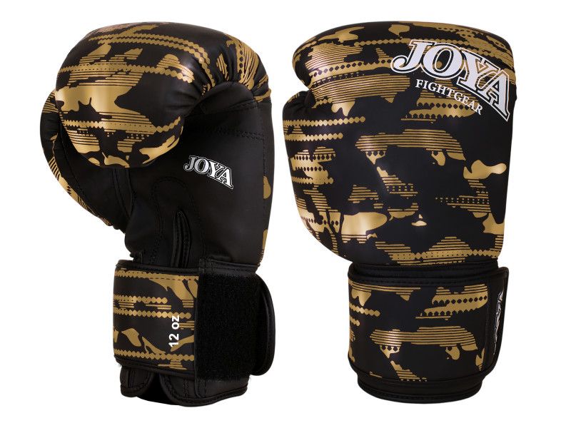 Joya Camo V2 Kickboxing Gloves - Gold