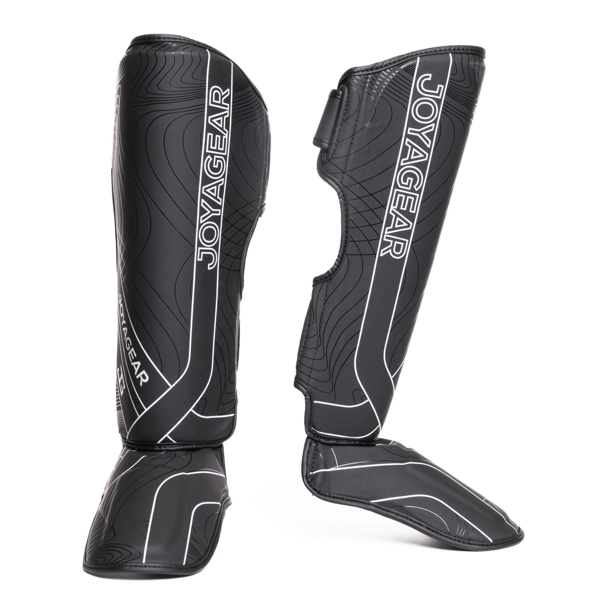 Joya ESSENTIAL Kickboxing shinguard- Black/White