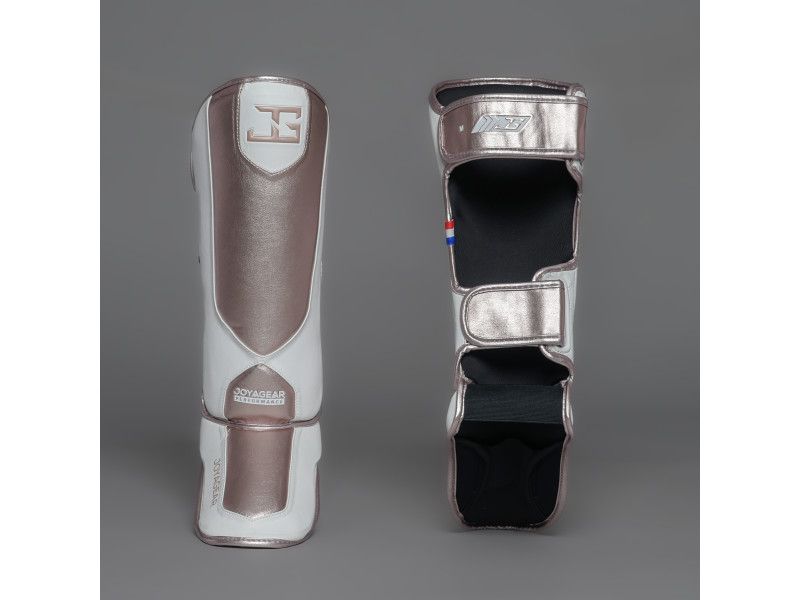 Joyagear Performance Shinguards Pink/White