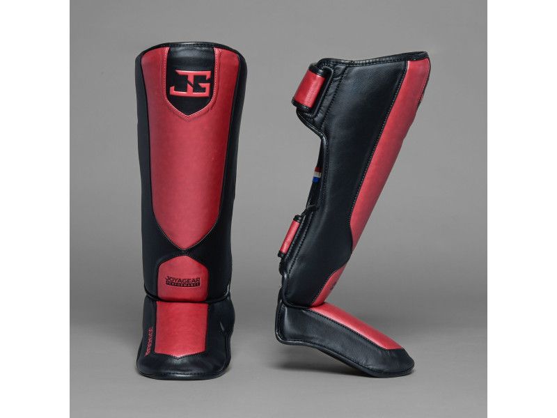 Joyagear Performance Shinguards Black/Red