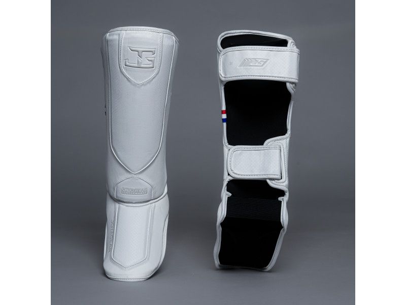 Joyagear Performance Shinguards White/White