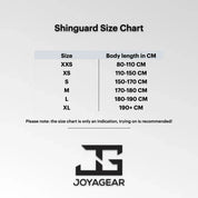 Joyagear Performance Shinguards Black/Red