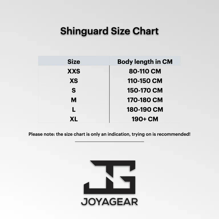 Joyagear Performance Shinguards Black/Red