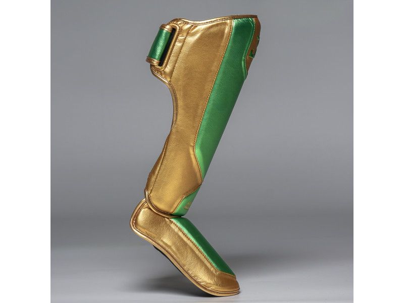 Joyagear Performance Shinguards Green/Gold