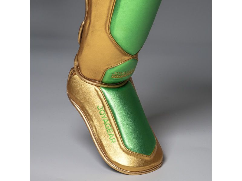 Joyagear Performance Shinguards Green/Gold