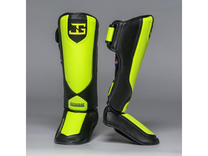 Joyagear Performance Shinguards Black/Lime