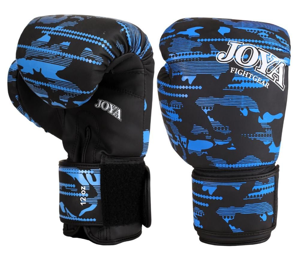 Joya Camo V2 Kickboxing Gloves - Blue